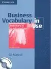 Business Vocabulary In Use. Elementary To Pre-Intermediate + Cd-Rom