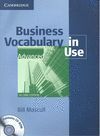 CAMBRIDGE BUSINESS VOCABULARY IN USE. ADVANCED + CD-ROM