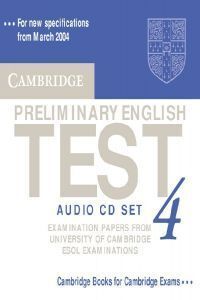 CAMBRIDGE PRELIMINARY ENGLISH TEST (PET) 4, AUDIO CD (2)