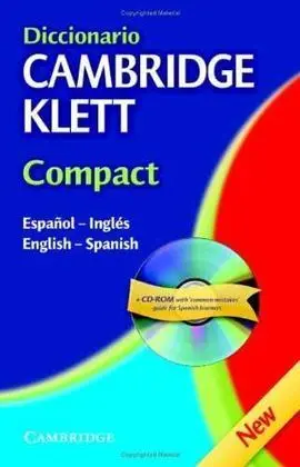 Diccionario Cambridge Klett Compact +Cd Español-Inglés Inglés-Español