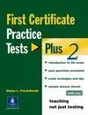 First Certificate Practice Tests Plus 2 With Key + Cd