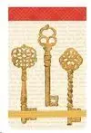 Vintage Keys Mini Journal