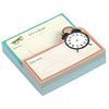 VINTAGE CLOCK SHAPED MEMO PADS