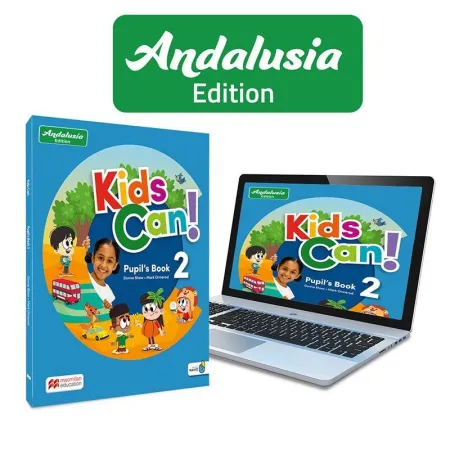 Kids Can! Andalucia 2 Pupil's Book: Libro de Texto de Inglés Impreso con Acceso