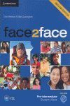 FACE2FACE PRE-INTERMEDIATE STUDENTS BOOK + DVD