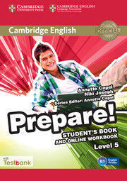 PREPARE! 5 STUDENT'S BOOK AND ONLINE WORKBOOK WITH TESTBANK