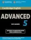Cambridge English Advanced 5 Student Book With Answers
