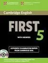 Cambridge English First 5 Student Book Pack