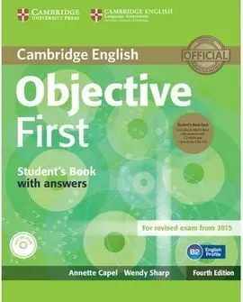 Objective First. student's Book Pack 4º Edicion (Student's Book With Answers With Cd-Rom And