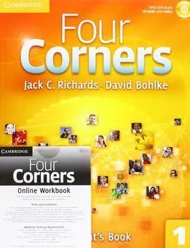 Four Corners 1. Stb Pack With Audio Cd And Online Wb