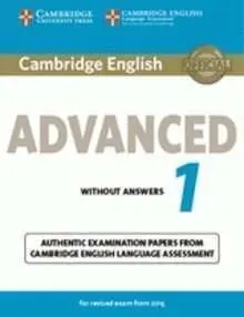 Cambridge English Advanced 1 For Revised Exam From 2015 Student's Book With Answ