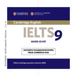 CAMBRIDGE IELTS 9 AUDIO CDS (2)