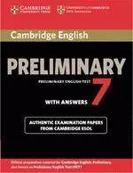 Camb Prel Eng Test 7 St Key
