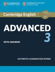 CAMBRIDGE ENGLISH ADVANCED 3. STUDENT'S BOOK WITH ANSWERS