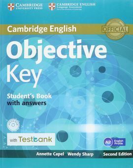 OBJECTIVE KEY STUDENT'S BOOK WITH ANSWERS WITH CD-ROM WITH TESTBANK 2ND EDITION