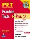 Pet Practice Tests Plus 2 With Key + Cd