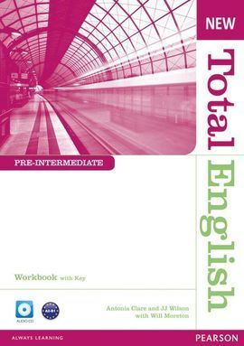 NEW TOTAL ENGLISH PRE-INTERMEDIATE WORKBOOK WITH KEY AND AUDIO CD PACK