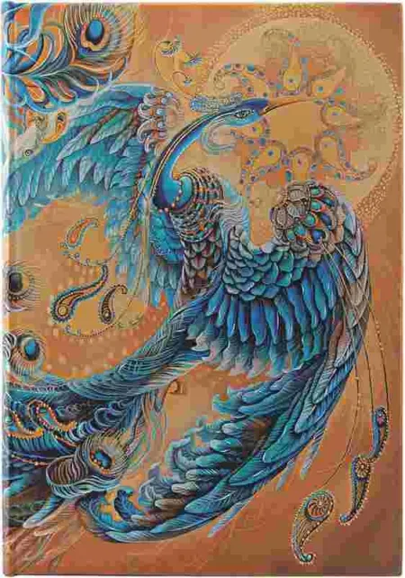 Agenda 2025 12 Meses ; Pájaro de Cielo - Serie Aves de la Felicidad ; Midi Flexi