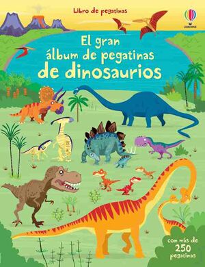 GRAN ALBUM DE PEGATINAS DE DINOSAURIOS