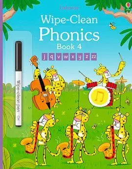Wipe-Clean Phonics Book 4