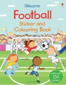 FOOTBALL STICKER AND COLOURING BOOK