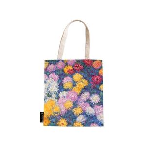 MONETS CHRYSANTHEMUMS CANVAS BAG BY PAPERBLANKS BOOK