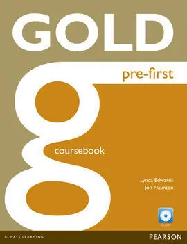 Gold Pre-First Coursebook With Cd-Rom