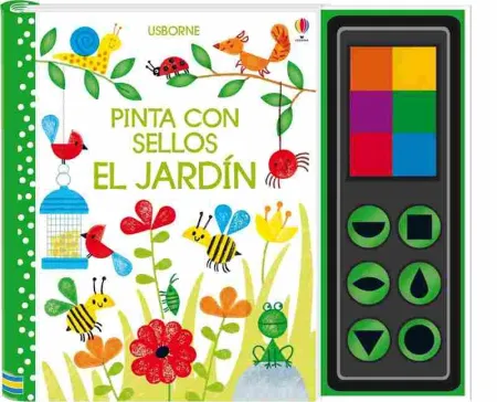Pinta con Sellos Jardin