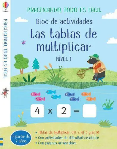Bloc Actividades Tablas de Multiplicar