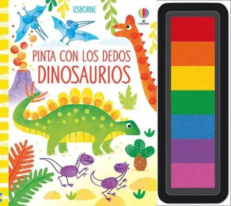 Dinosaurios Pinta con los Dedos
