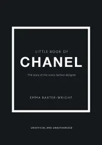 Little Book Of Chanel, The