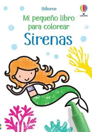 Sirenas mi Pequeño Libro para Colorear