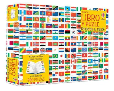 Banderas del Mundo Libro y Puzzle