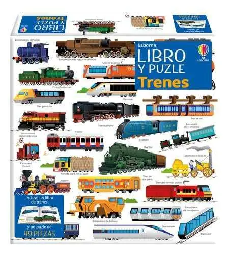 Trenes Libro Puzle