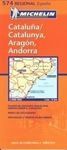 MAPA MICHELIN  CATALUÑA, ARAGÓN, ANDORRA