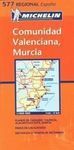 MAPA MICHELIN  COMUNIDAD VALENCIANA, MURCIA