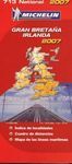 MAPA GRAN BRETAÑA, IRLANDA 2007. ESCALA 1:1.000.000: 1CM: 10 KM.