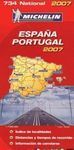MAPA ESPAÑA PORTUGAL 2007. ESCALA :1.000.000; 1CM: 10 KM.