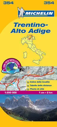 Mapa Local Trentino, Alto Adige