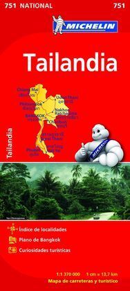 MAPA NATIONAL-TAILANDIA(751)- 2012
