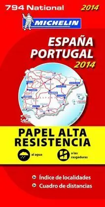 Mapa National España - Portugal 