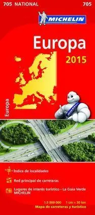 Europa Mapa Nacional 705 2015