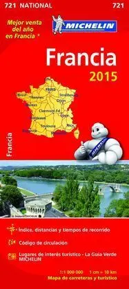Francia Mapa Nacional 721 2015