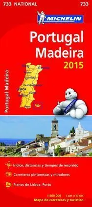 Portugal Mapa Nacional 733 2015