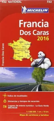 Mapa National Francia (Doble Cara)