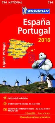 Mapa National España - Portugal