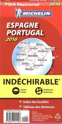 Mapa National España - Portugal 