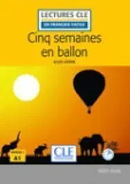 Cinq Semaines en Ballon. Niveau 1. Avec Cd