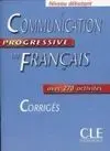 Communication Progressive Du Français Niveau Débutant Corrigés