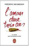 L'AMOUR DURE TROIS ANS FILM TIE-IN
